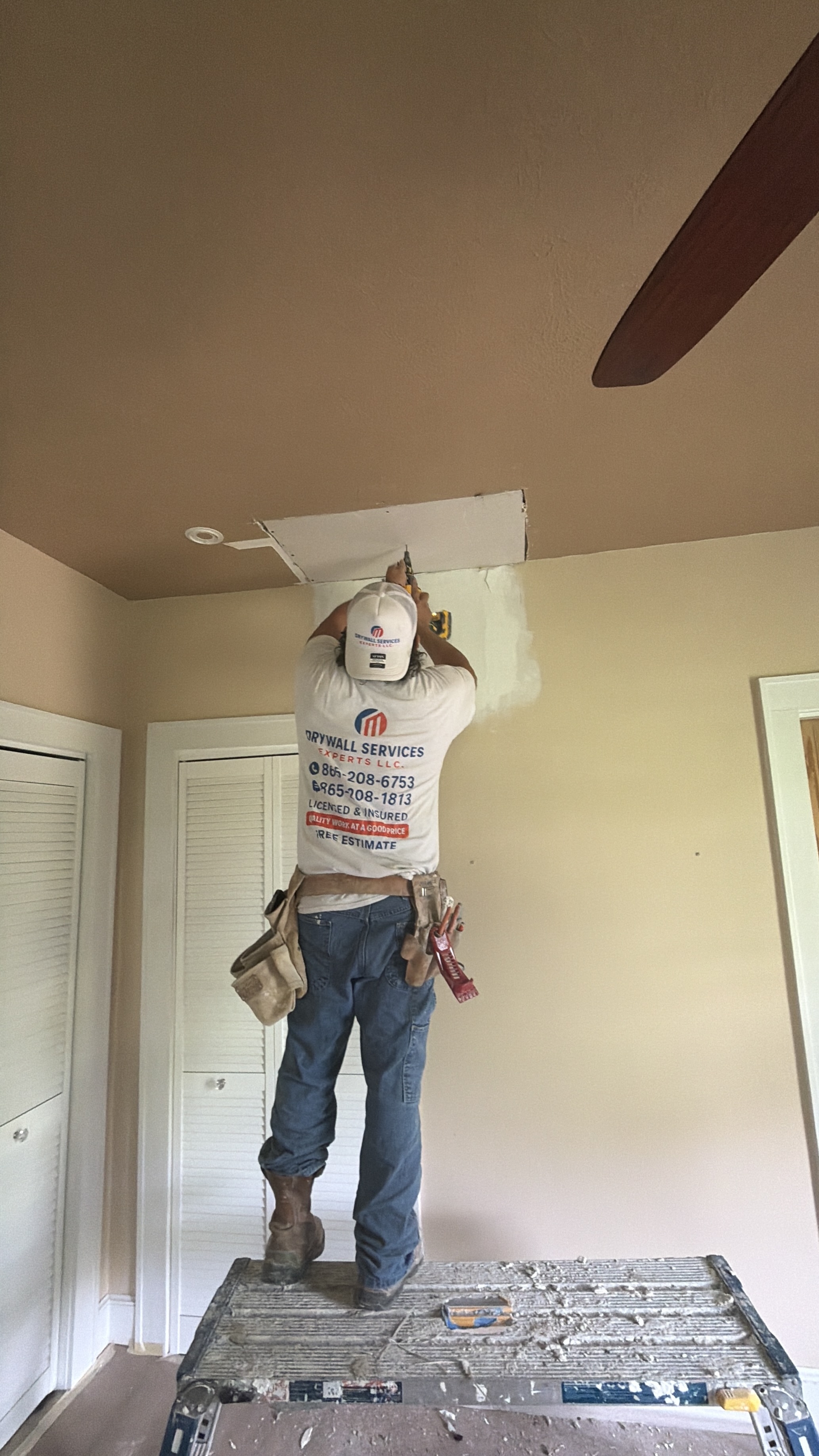 Recent drywall and painting project work near Knoxville, TN
